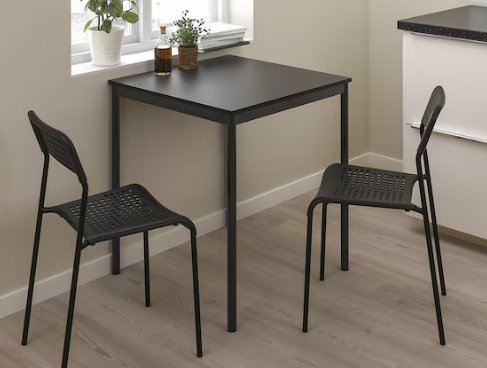 table + 2 chairs 2