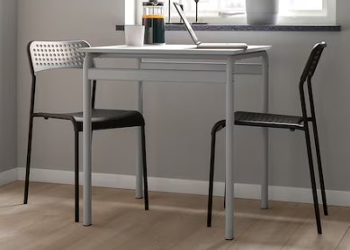 table + 2 chairs 8