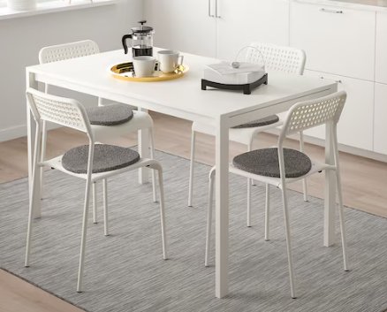 Table + 4 chairs 5