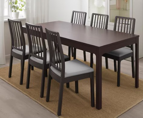 Table + 6 chairs 1