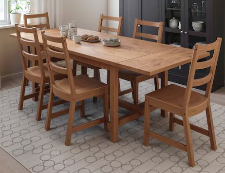 Table + 6 chairs 8